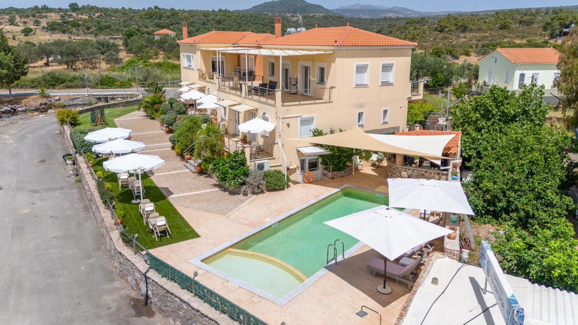 Palaiologou Panorama Apartments Mantamados Экстерьер фото