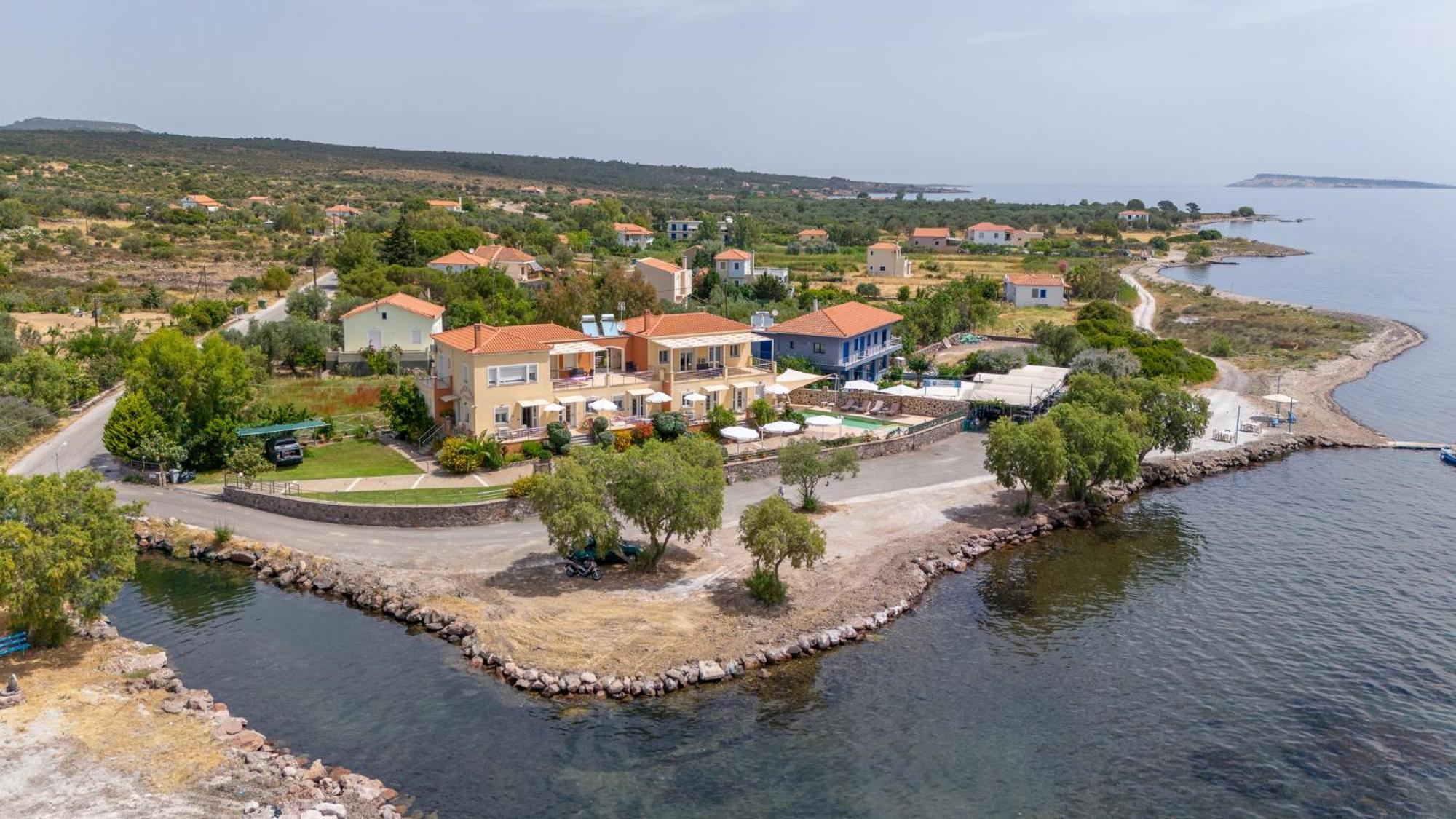 Palaiologou Panorama Apartments Mantamados Экстерьер фото